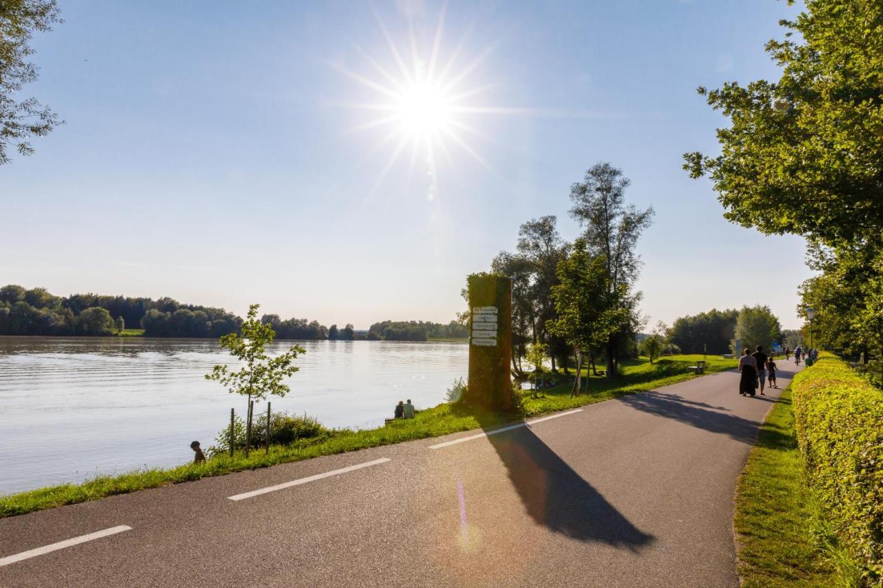 Camping&Pension Au an der Donau Bagian luar foto