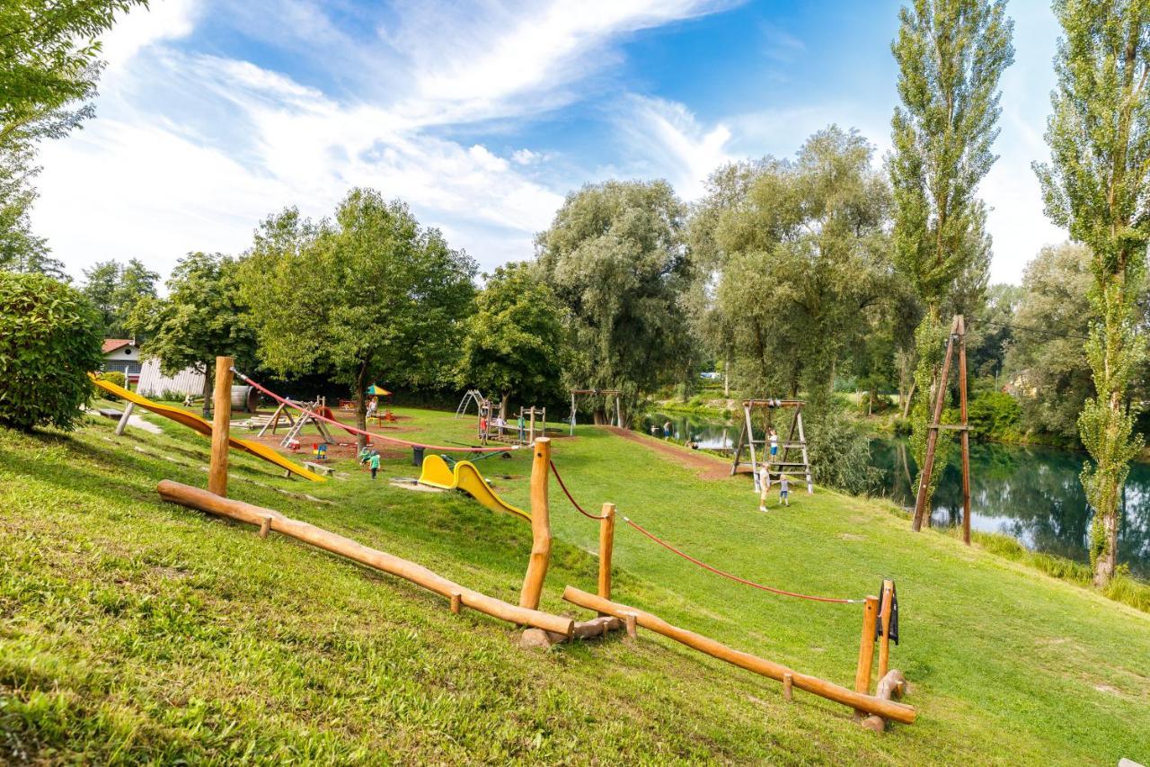 Camping&Pension Au an der Donau Bagian luar foto