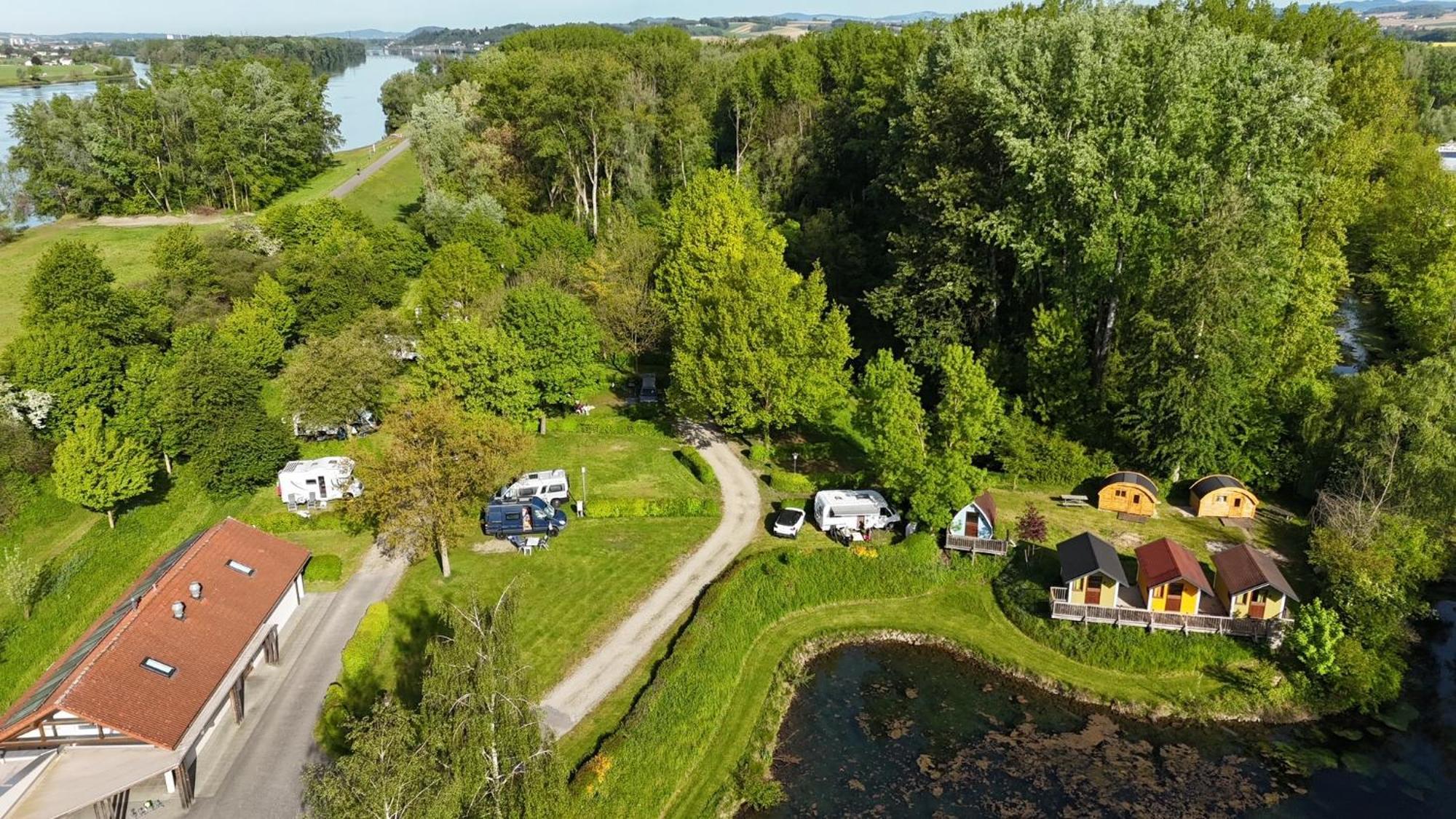 Camping&Pension Au an der Donau Bagian luar foto