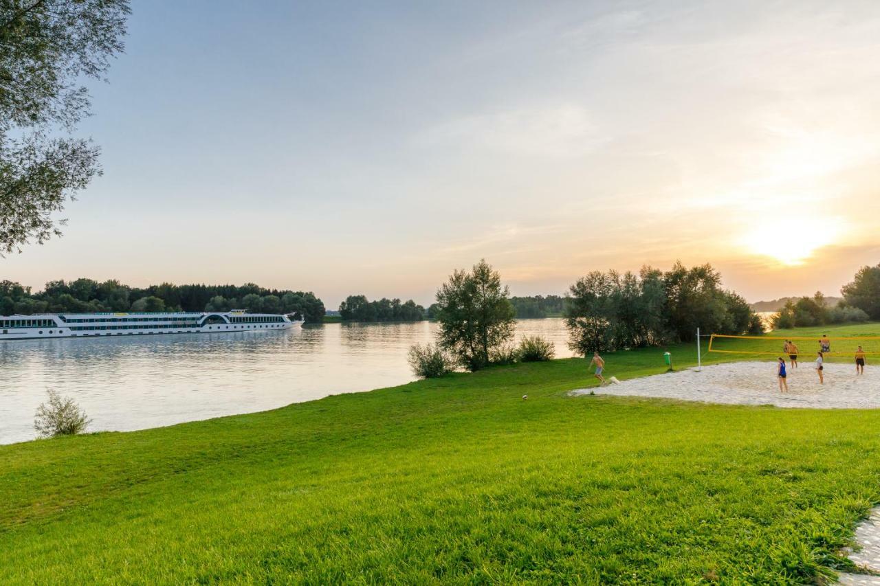 Camping&Pension Au an der Donau Bagian luar foto