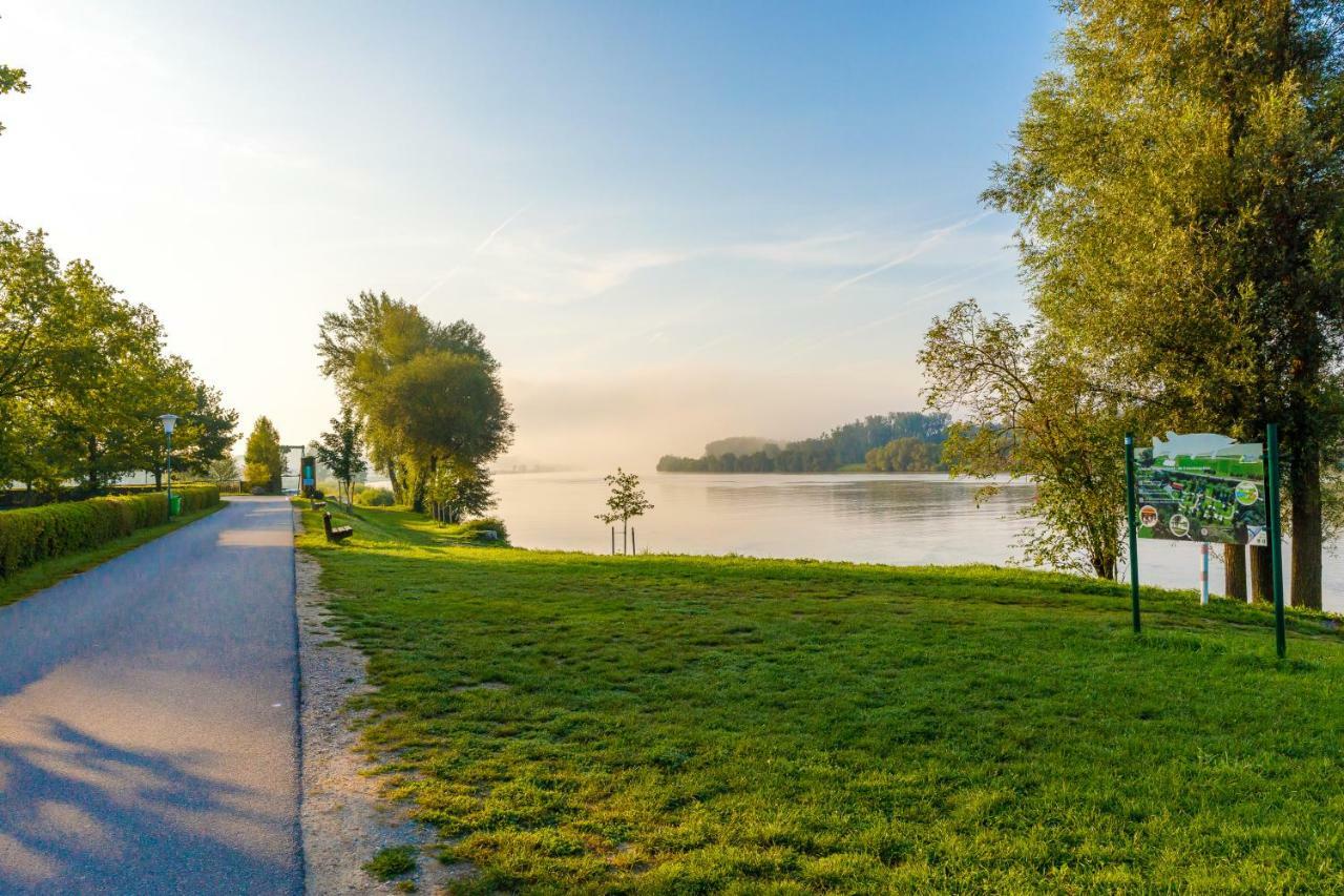 Camping&Pension Au an der Donau Bagian luar foto